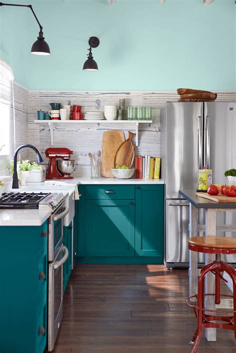 teal kitchen cabinets ikea